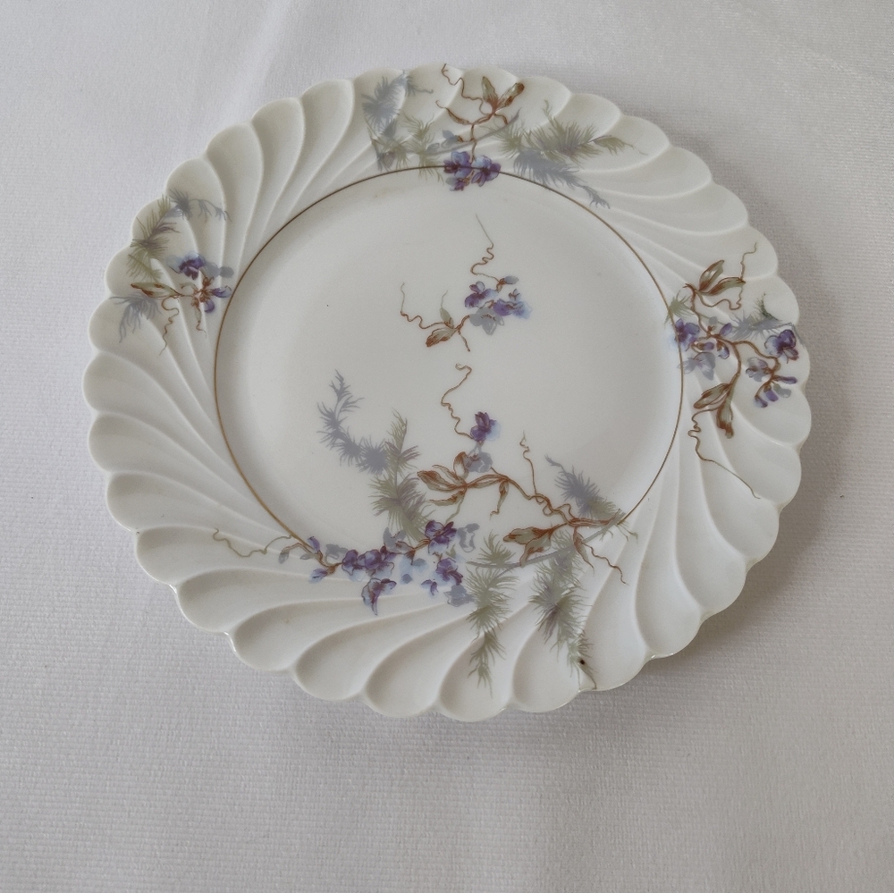 1960's Haviland Limoges France Orsay Bread Plates